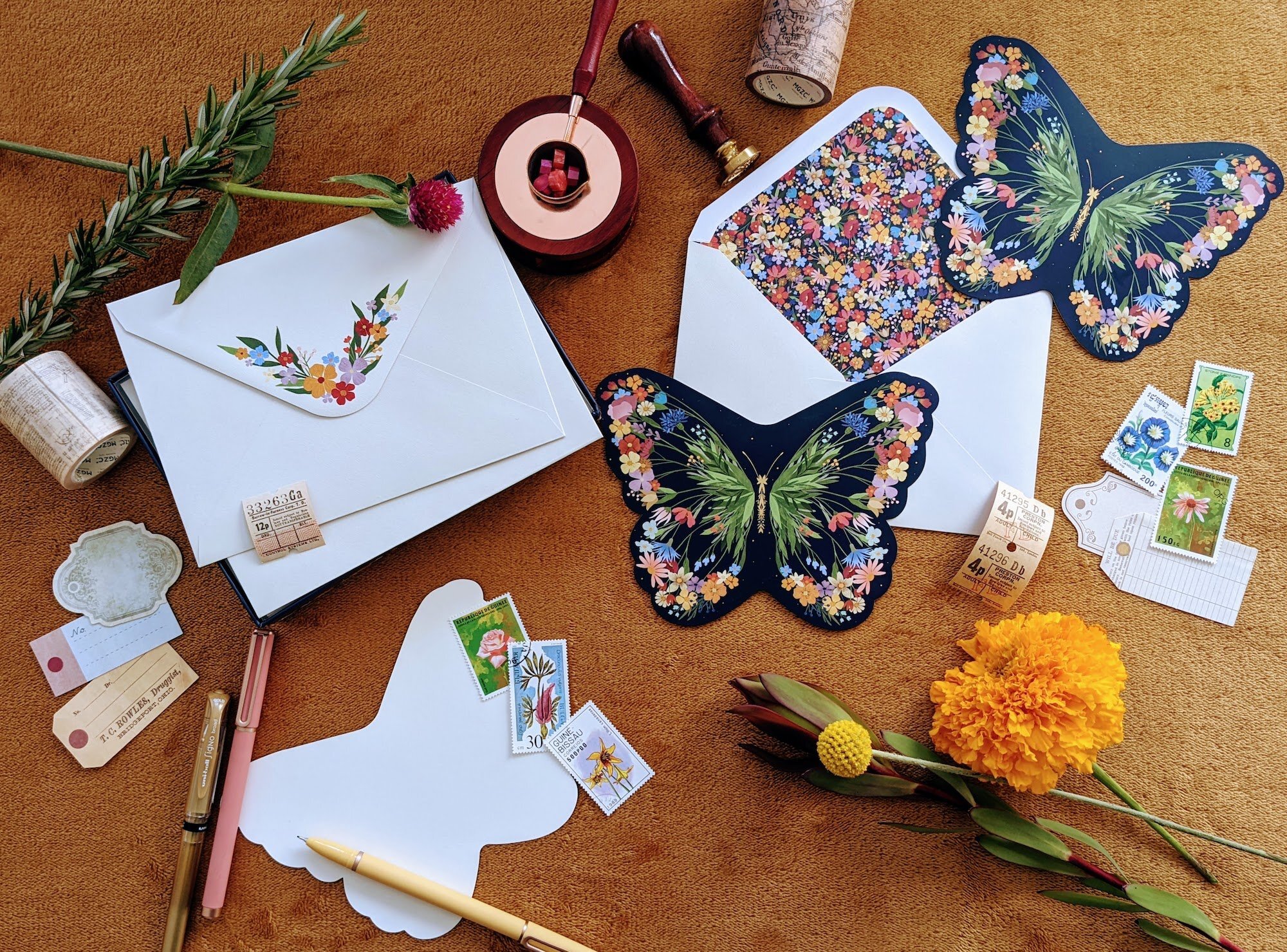 Butterfly Sketchbook & Drawing Set