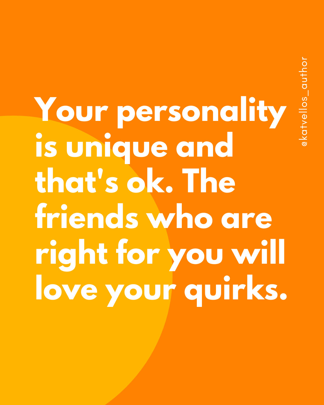 Today's affirmation: &quot;Your personality is unique and that's ok. The friends who are right for you will love your quirks.&quot; ❤️⁣
If you want to be welcomed for your wonderfully weird and quirky self, get a ticket now for my platonic matchmakin