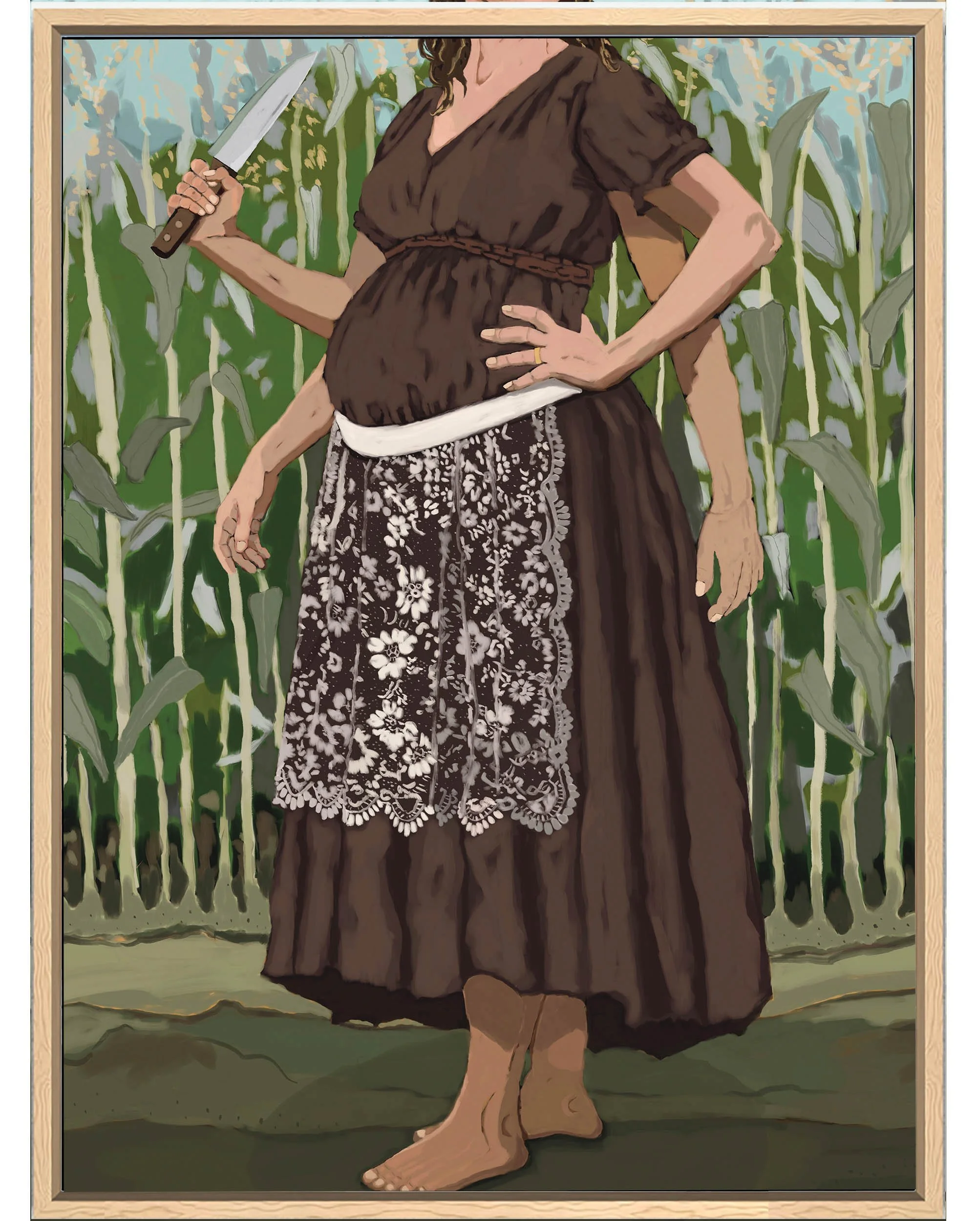 Art J Long Barefoot Pregnant Frame .jpg