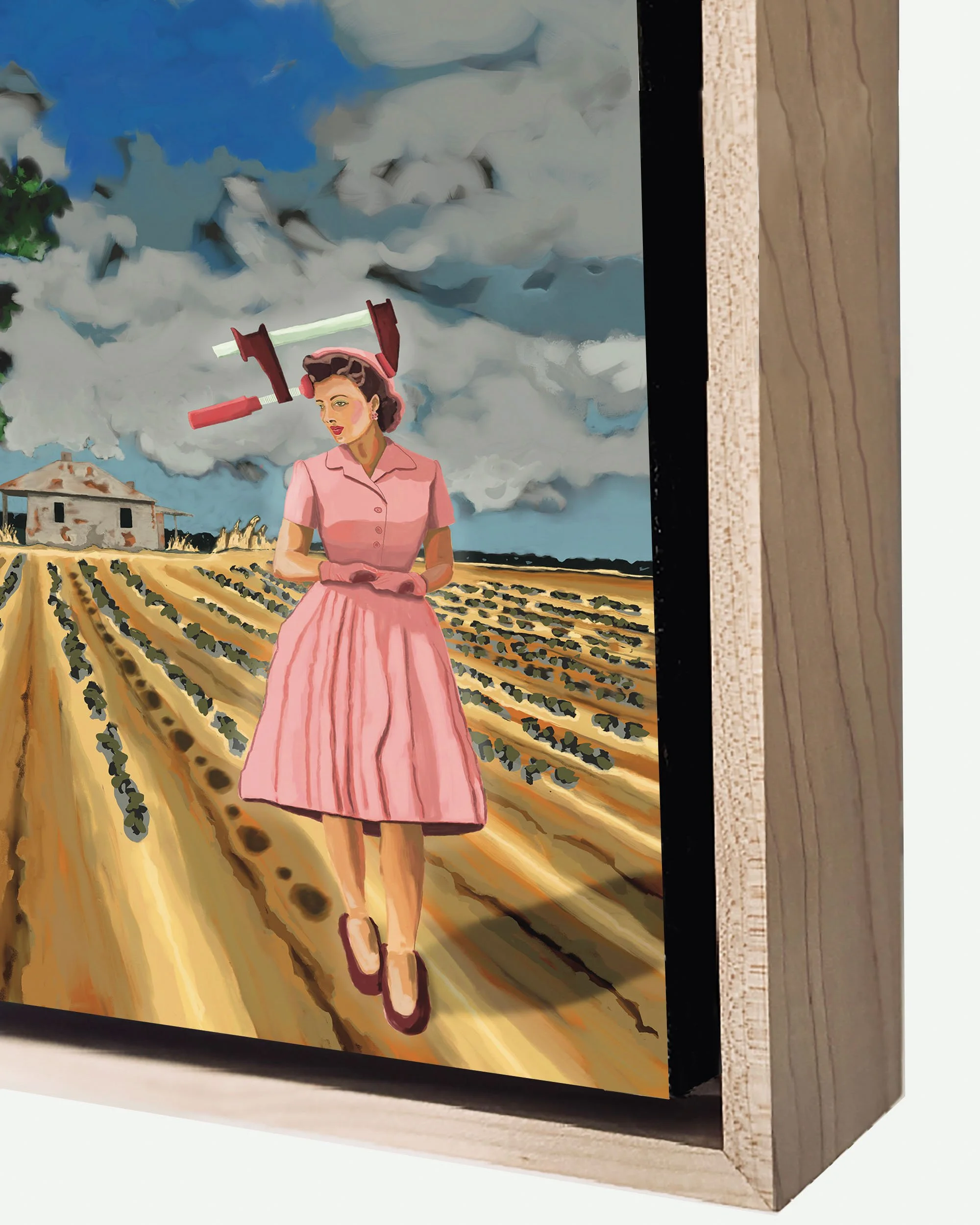 Art Make J Long Vice Poised Under Pressure Maple Frame Detail.jpg