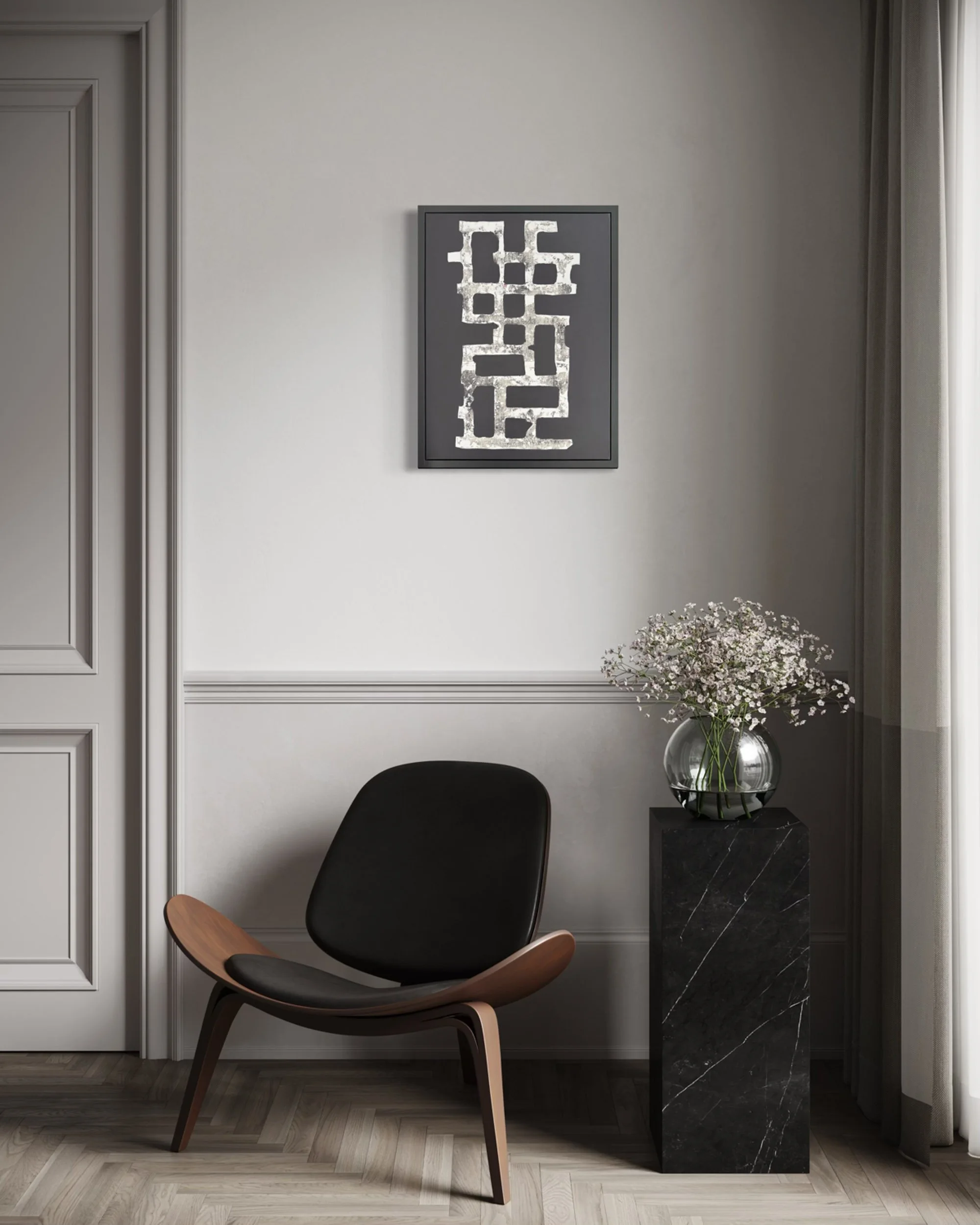 Art Make J Long Searching for peace in the void Room View.jpg