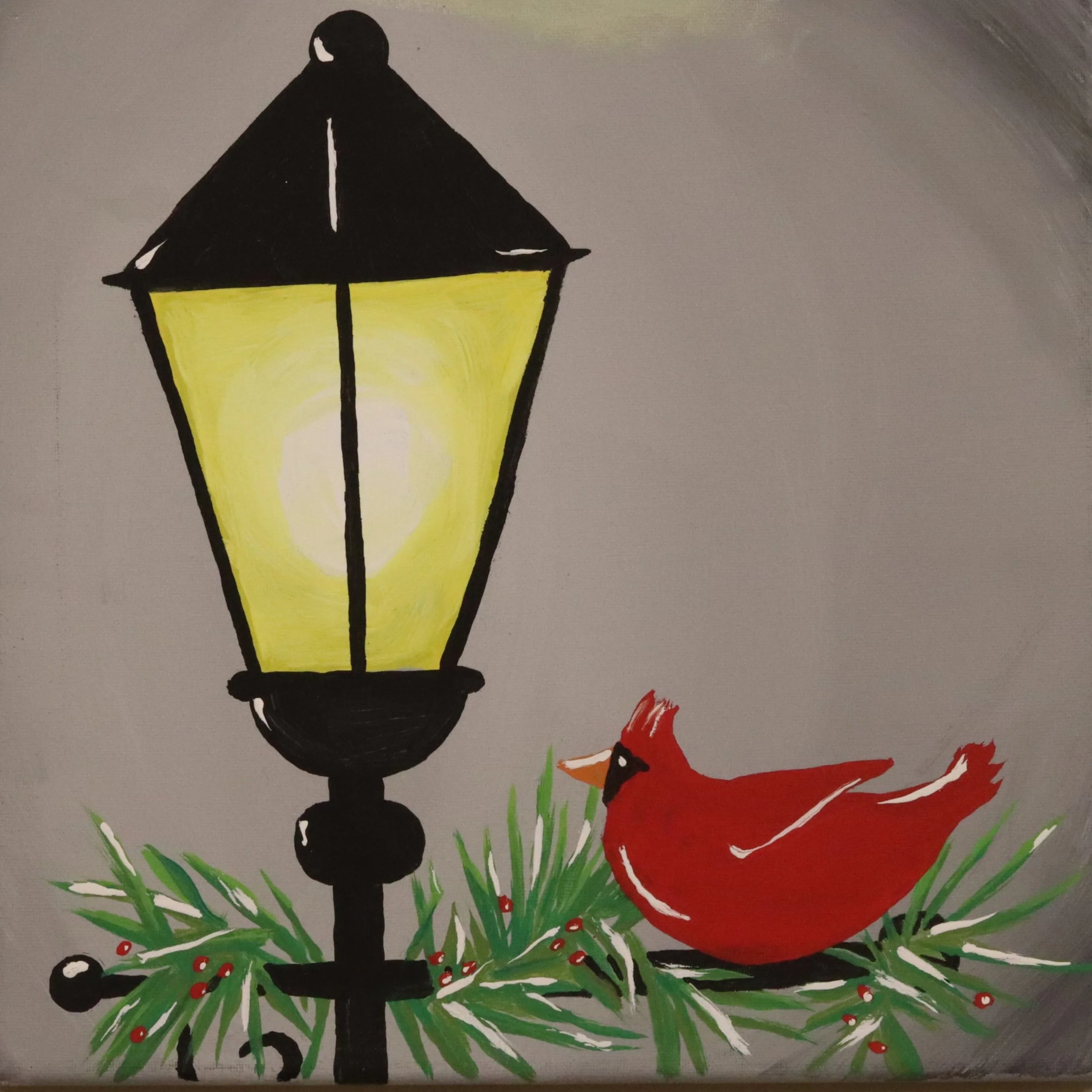 lamp cardinal pp painting.JPG