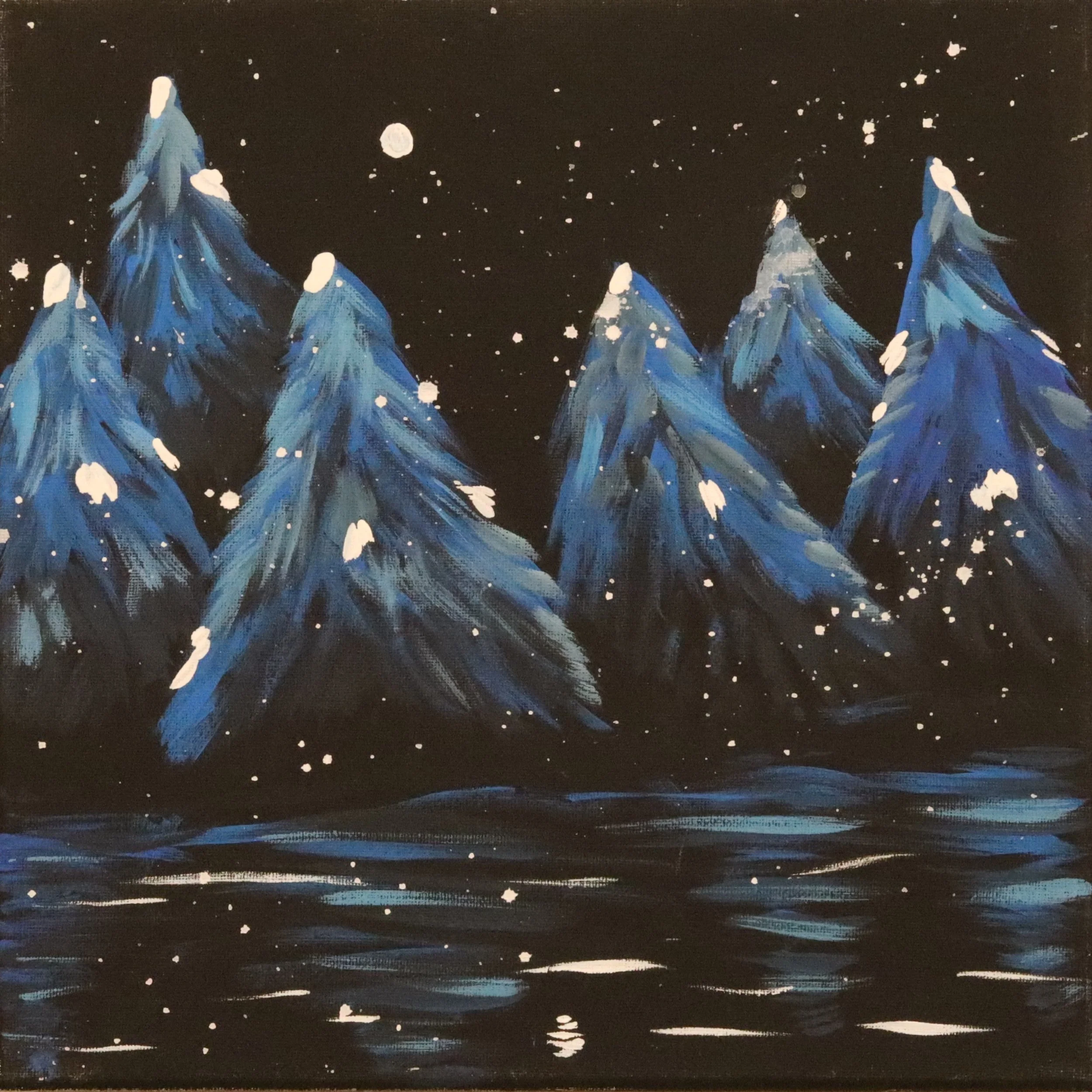 winter evergreens blue pp painting.JPG