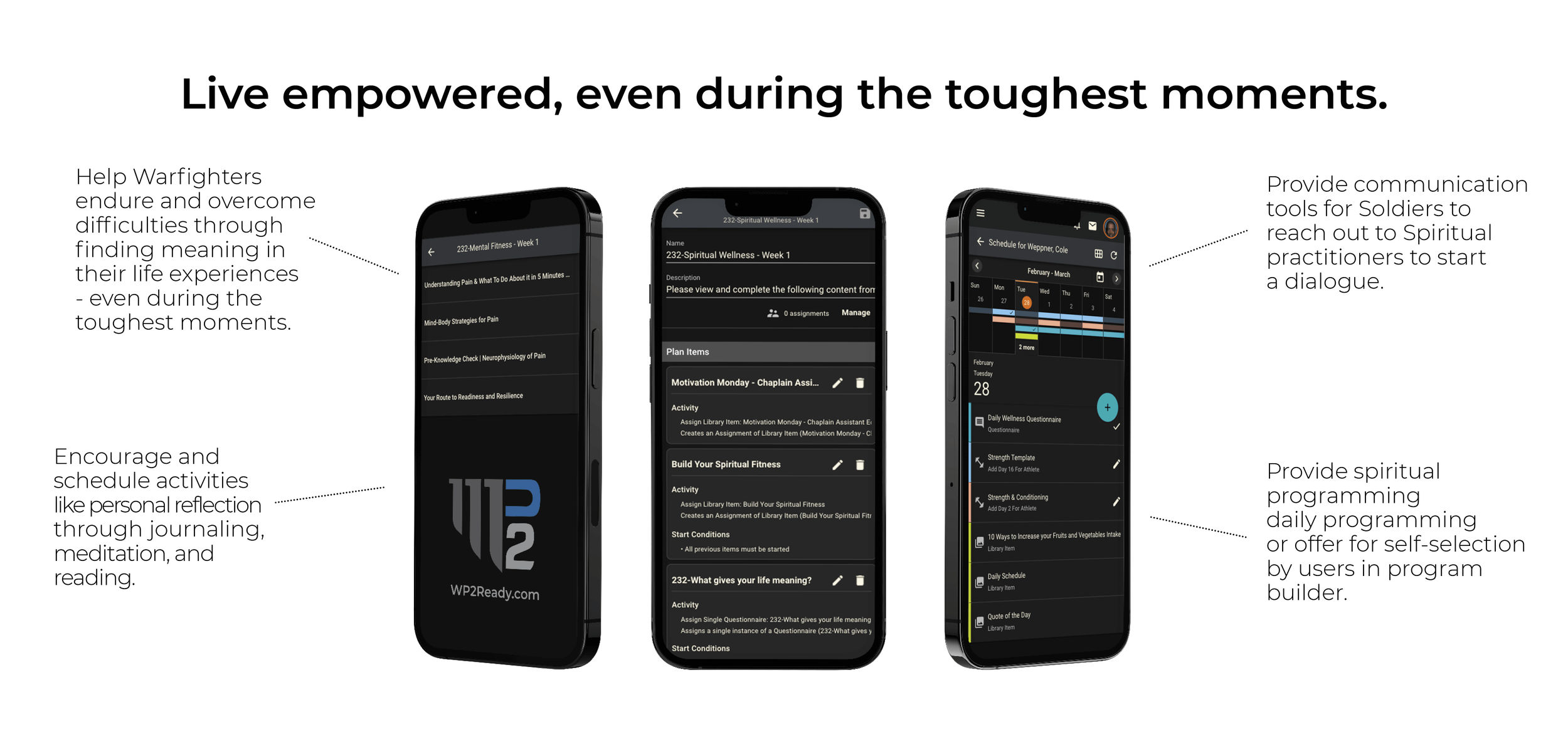 Live empowered, even during the toughest moments.