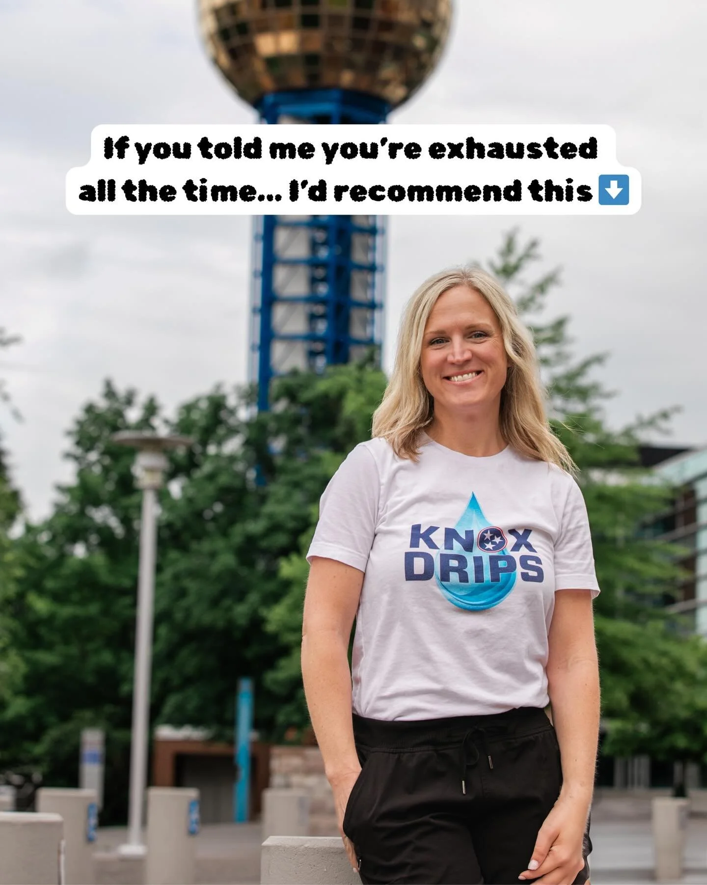 If you told me you&rsquo;re exhausted all the time&hellip; I&rsquo;d recommend this ⬇️

💉 B-12 for energy support
💧 Hydration for overall function
✨ Possibly adding glutathione for overall wellness

#ivhydration #knoxvilleiv #knoxdrips