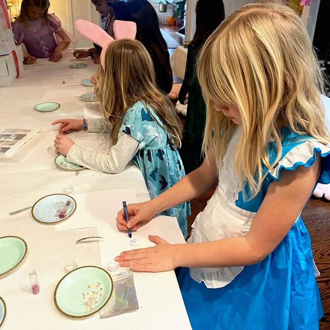 Creating Wonderland wish jars