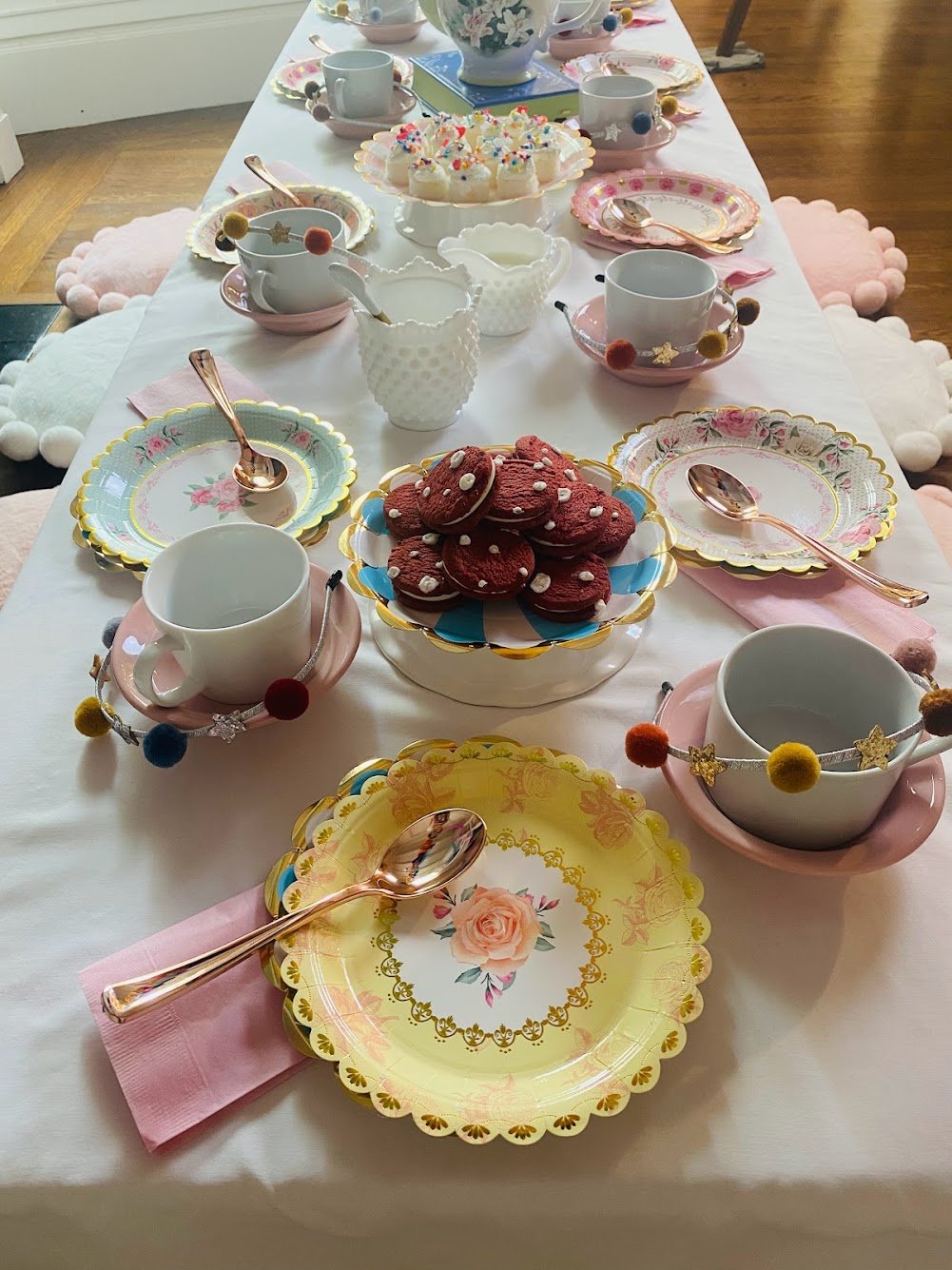 First nibbles were custom made mini cakes