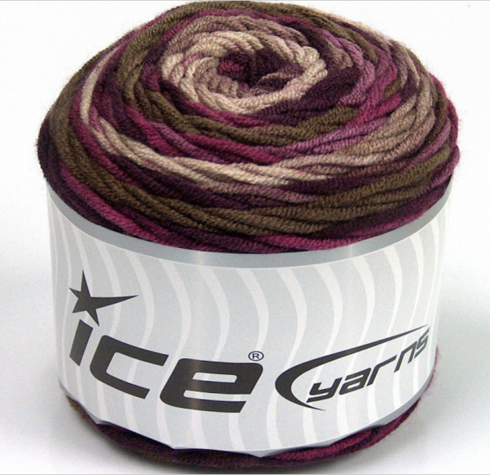 Ice Yarns Cakes Blues Purple Shades Brown Shades — Curios & Crafts Co