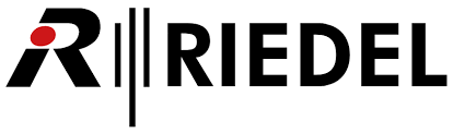 RIEDEL logo with stylized black 'R' and name in black uppercase letters.