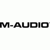 M-Audio logo on a white background.
