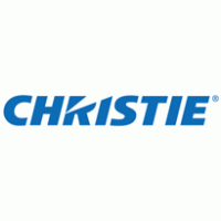 Christie logo in blue text
