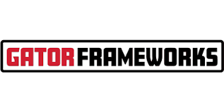 GATOR FRAMEWORKS logo with red and black text on a white background.