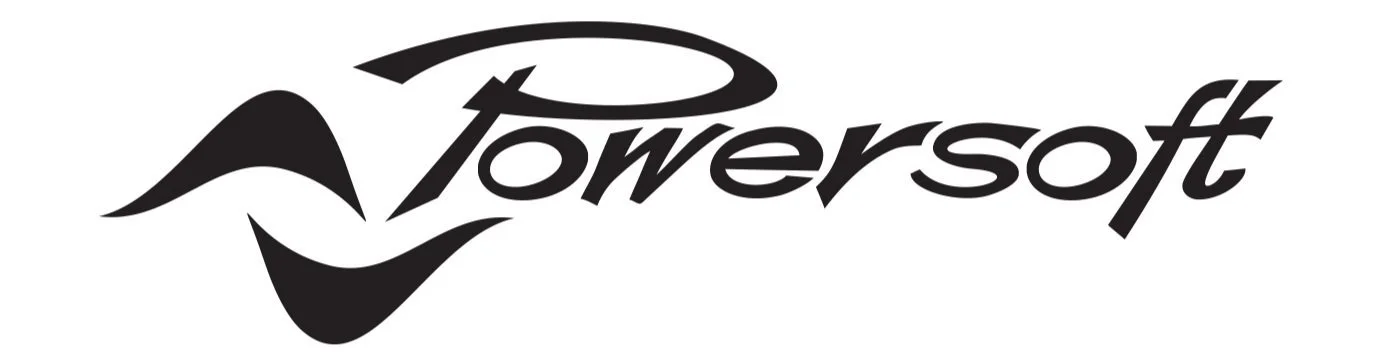 PowerSoft logo in black text with a stylized check mark design.