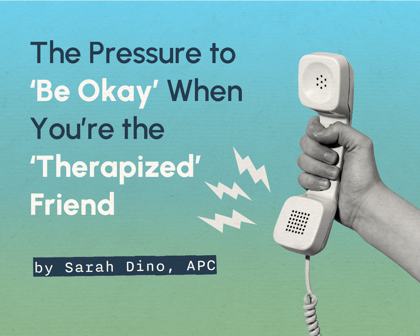 The Pressure to ‘Be Okay’ When You’re the ‘Therapized’ Friend: A relatable piece for readers who are often the emotional rock in their friend groups.