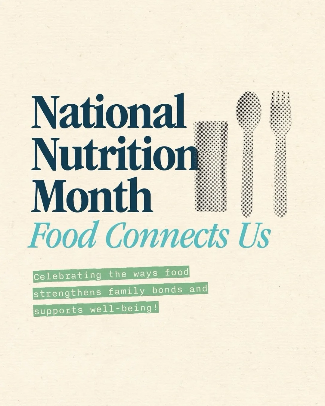 Family meals do SO much more than fill plates. 

In honor of National Nutrition Month, we&rsquo;re sharing why family meals matter, how food connects generations, and small ways to make mealtime more intentional.

Save this post for inspiration + sen