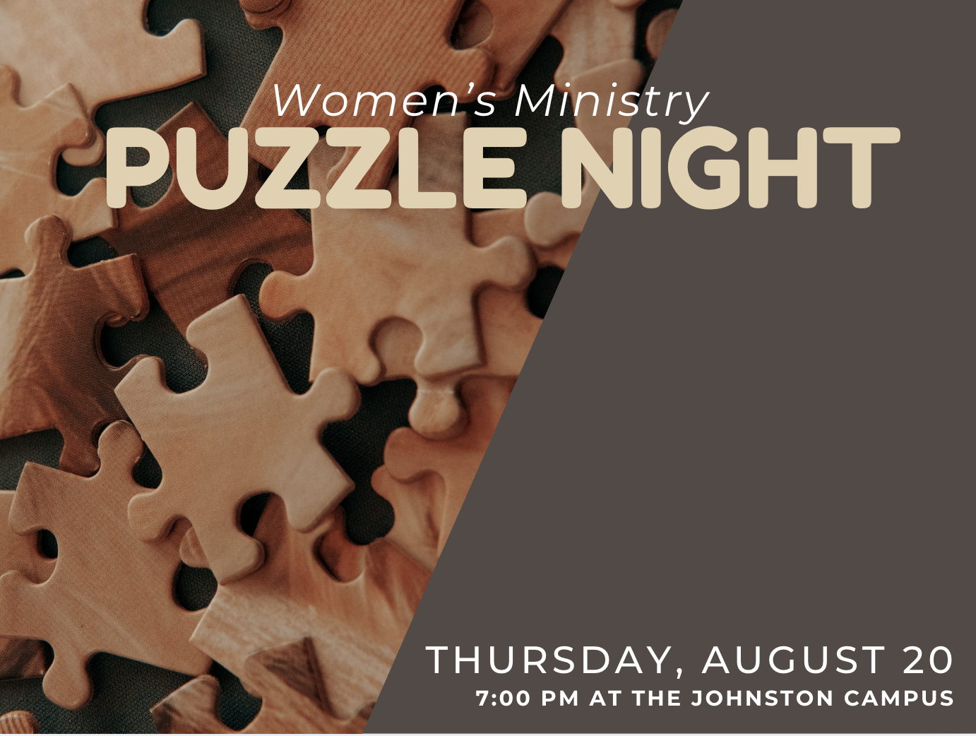 Women's Ministry Puzzle Night