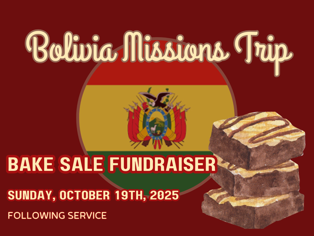 Bolivia Missions Trip Bake Sale