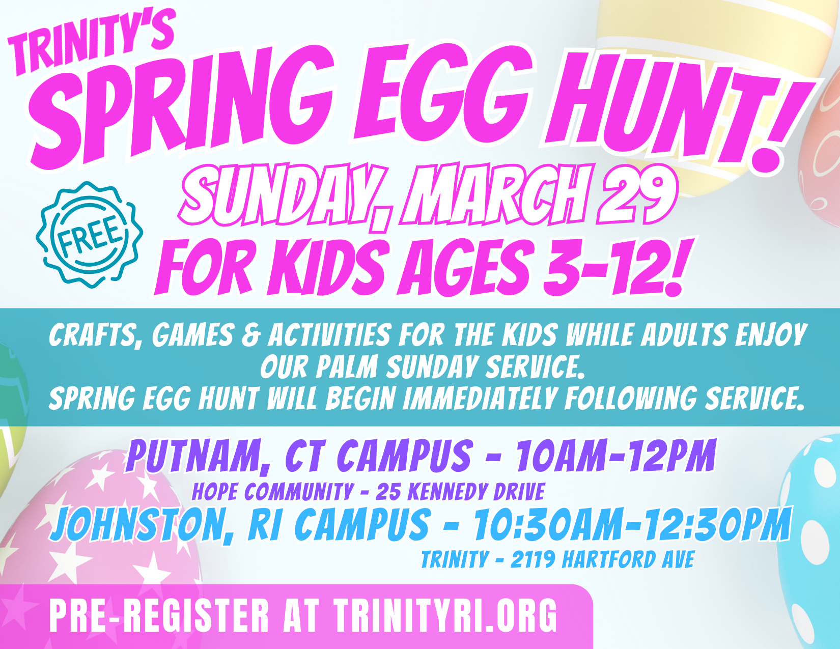Trinity’s Spring Egg Hunt