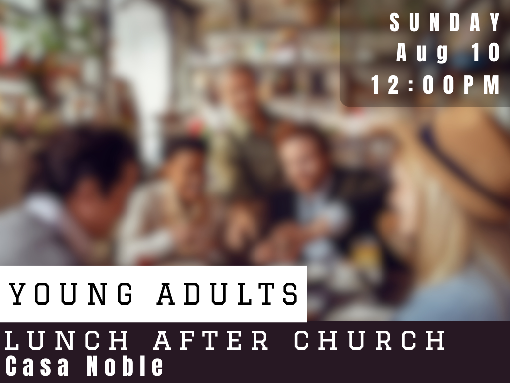 Young Adults Lunch
