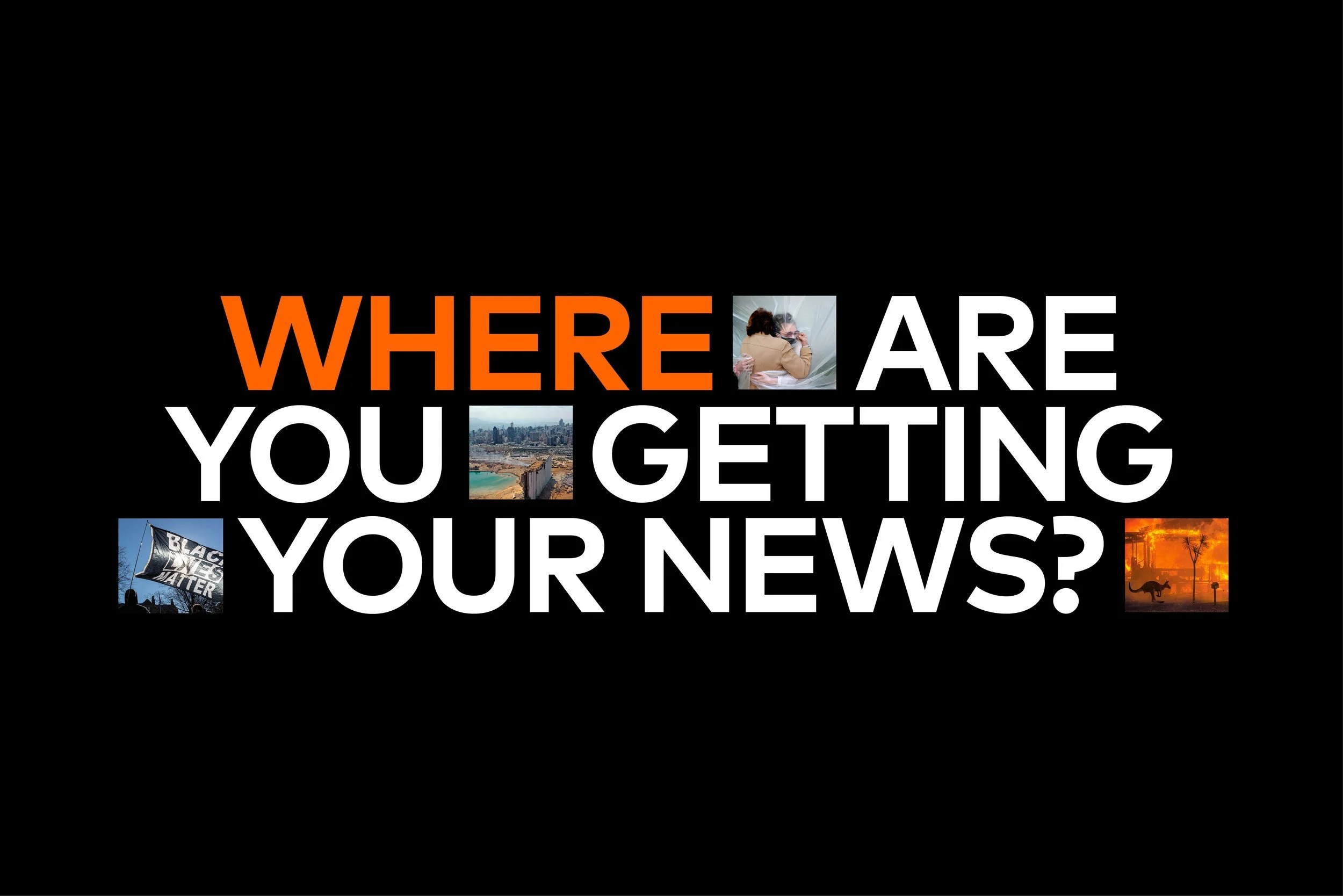 Another News Movement image saying: "Where are you getting your news?"