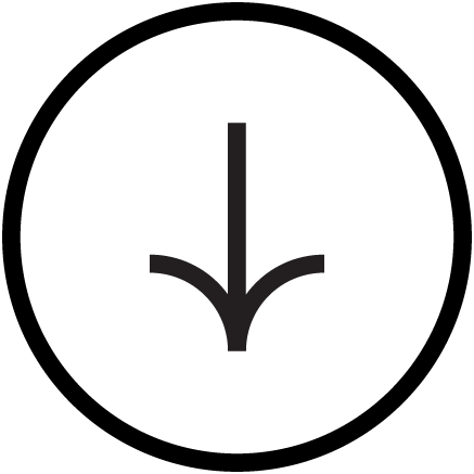 Downward arrow symbol