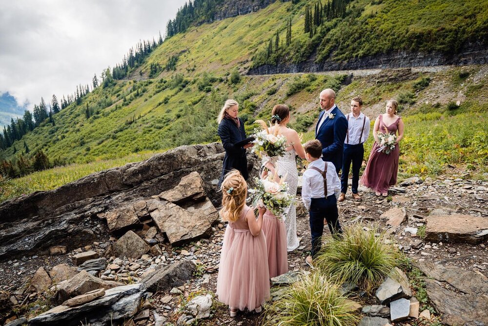 Speaking words of love to your person on a mountain top&hellip; it doesn&rsquo;t get much better than that. 

The best part about eloping in Glacier National Park is that there are so many incredible and dynamic locations to choose from. We have a 90