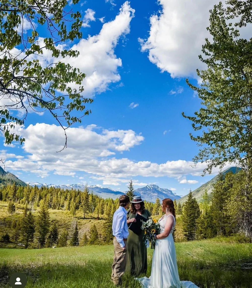 Now to what our officiants are up to during our slower season:

Kate has been doing a happy dance since the arrival of soup and sweater weather, taking lots of dog walks, watching basketball, and getting into cold plunging. She recently turned an old