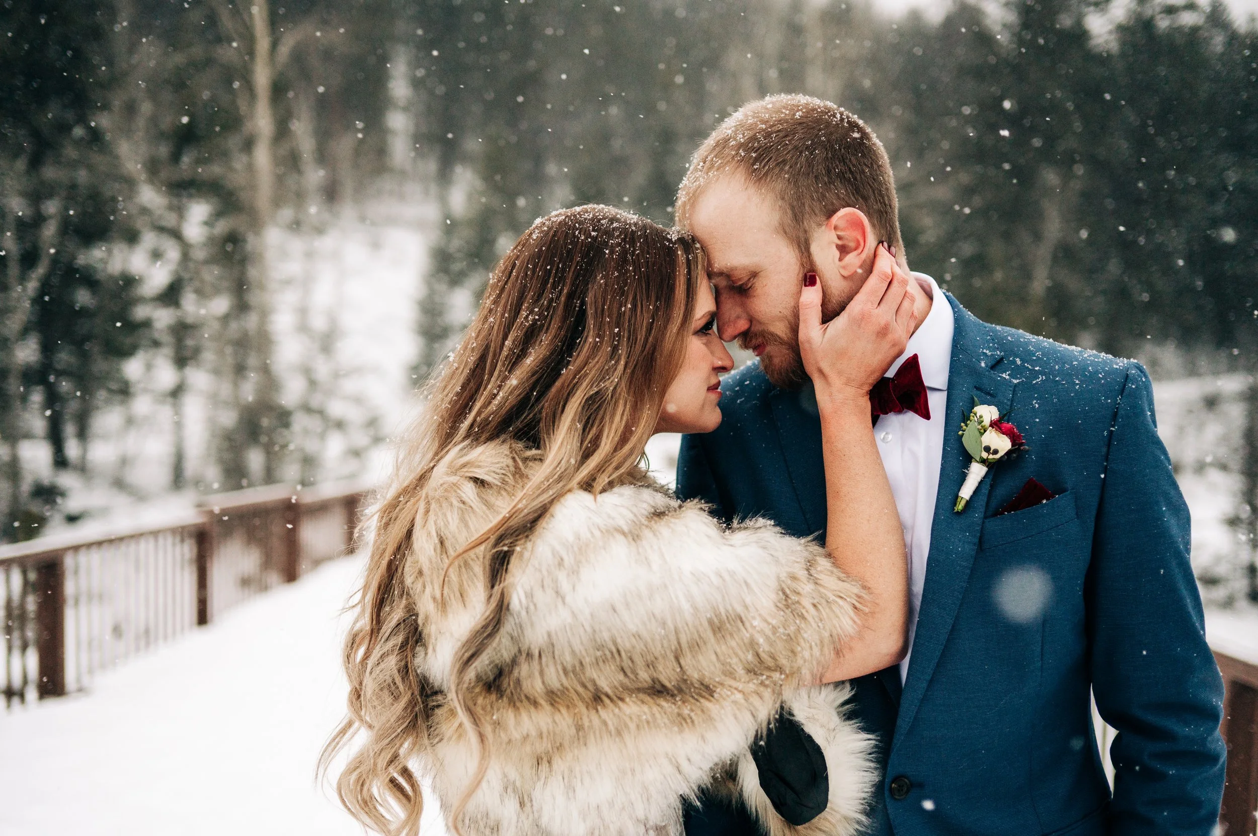 Winter Montana Elopement // Trina &amp; Matthew //