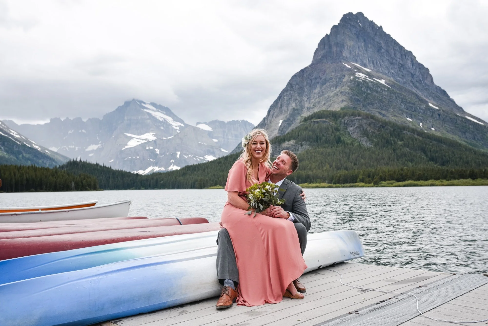 The elopement that launched Elope Montana // Meghan &amp; Anthony//Many Glacier