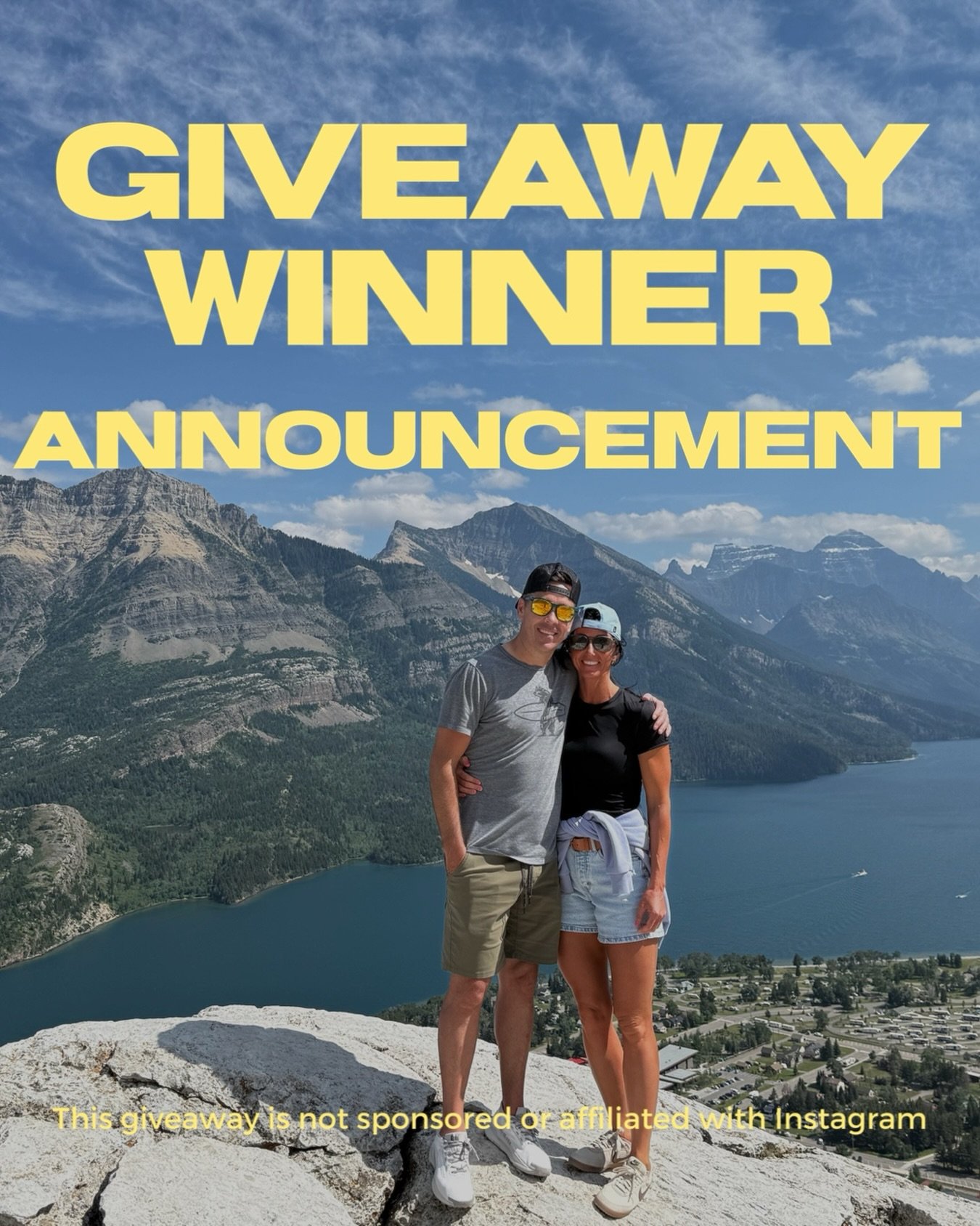 We are SO elated to announce our Glacier National Park Elopement Giveaway winning couple: Jackie &amp; Brodie! Stay tuned for their amazing photos and content end of July🩷 PS - we cleared it with them to use their names in this post in case they wer