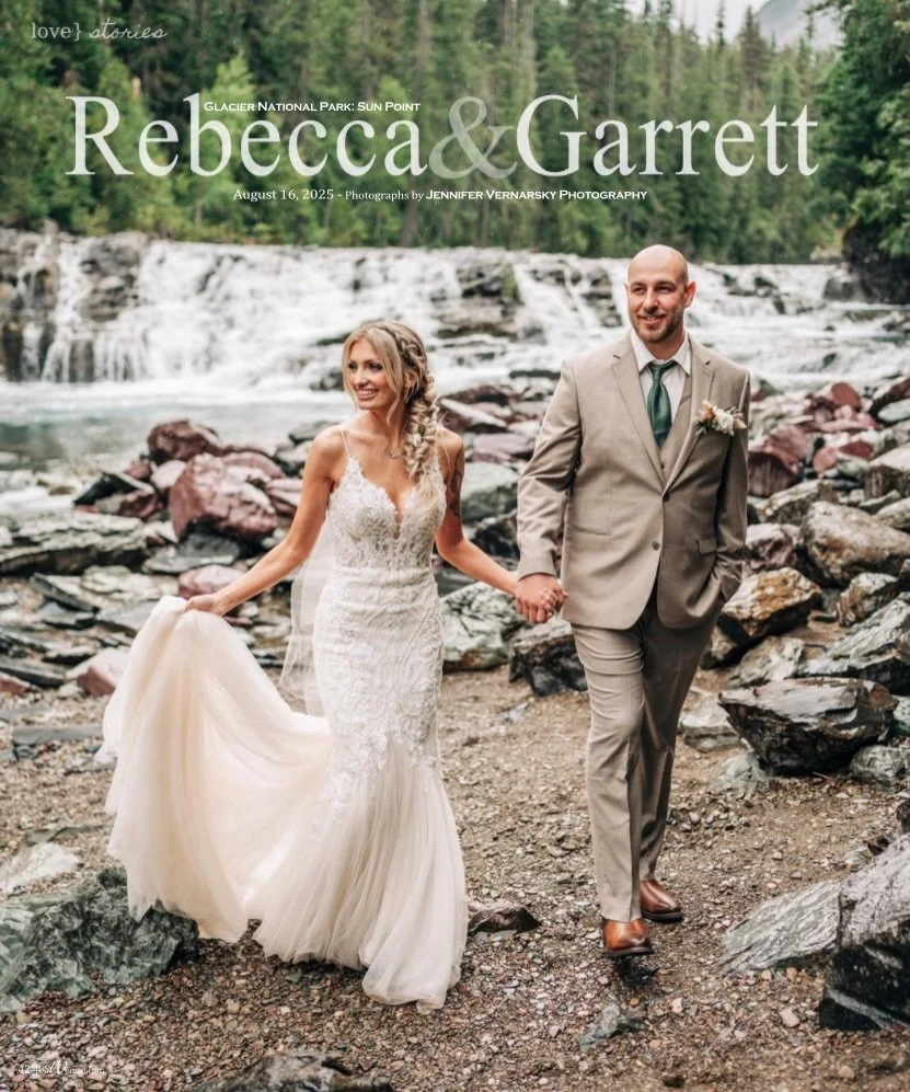 Incredibly excited to see @jennifervernarskyphotography published in the May issue of @406womanmagazine ‼️ 👏🏻She beautifully captured Rebecca &amp; Garrett&rsquo;s love🩷 

Photography: @jennifervernarskyphotography 
Officiant: @bespokeceremoniesmo