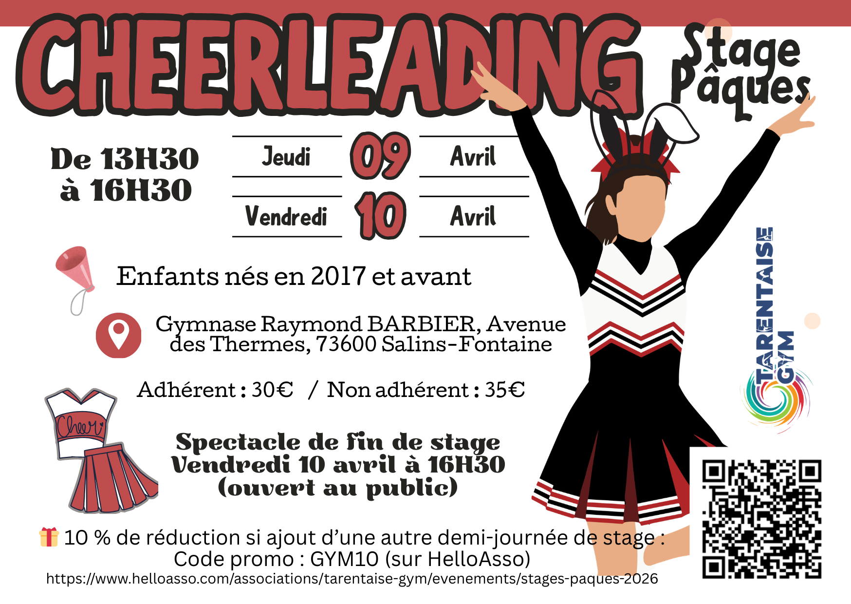 Stage Cheerleading Pâques 🐰
