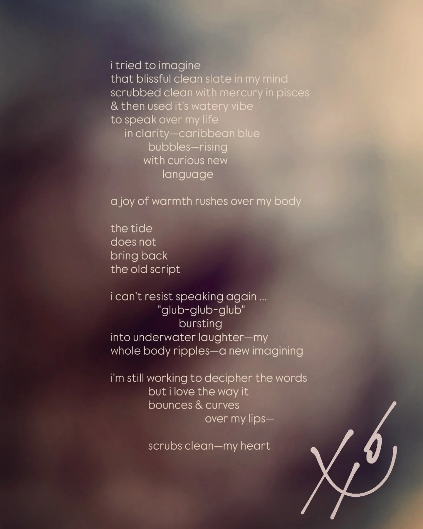 🧼🫧 happy retrograde, loves 🧡&hearts;️ esso ✨

thanks to @alixklingenberg for the prompt&mdash;&ldquo;i tried to imagine it &hellip;&rdquo; offered at her &ldquo;winter lodge&rdquo; writing circle yesterday. ✨

you could feel all the watery creativ