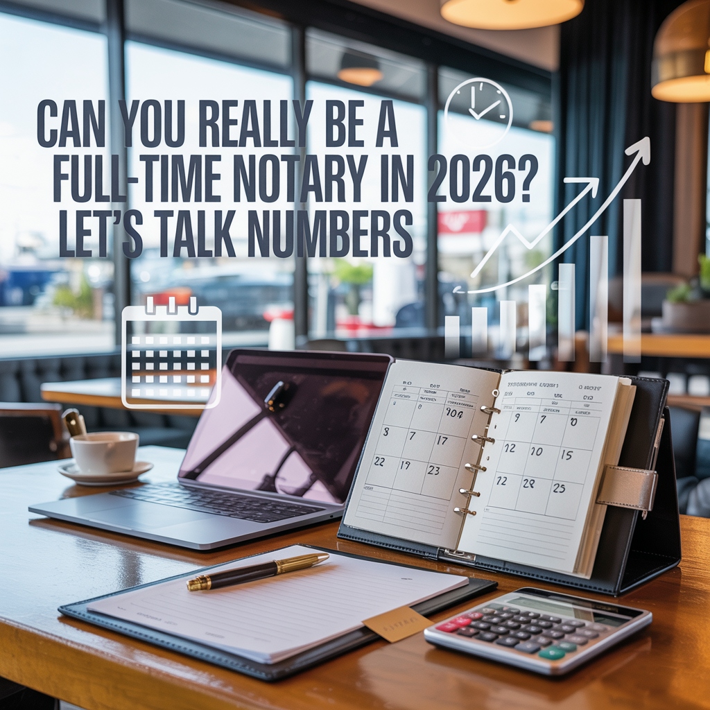 Can You Really Be a Full-Time Notary in 2026? Let’s Talk Numbers