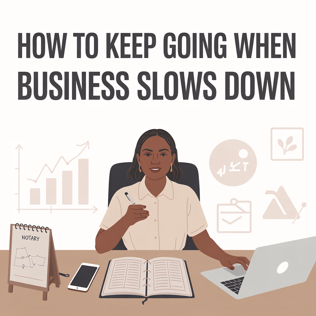 How to Keep Going When Business Slows Down (Without Panic Posting)