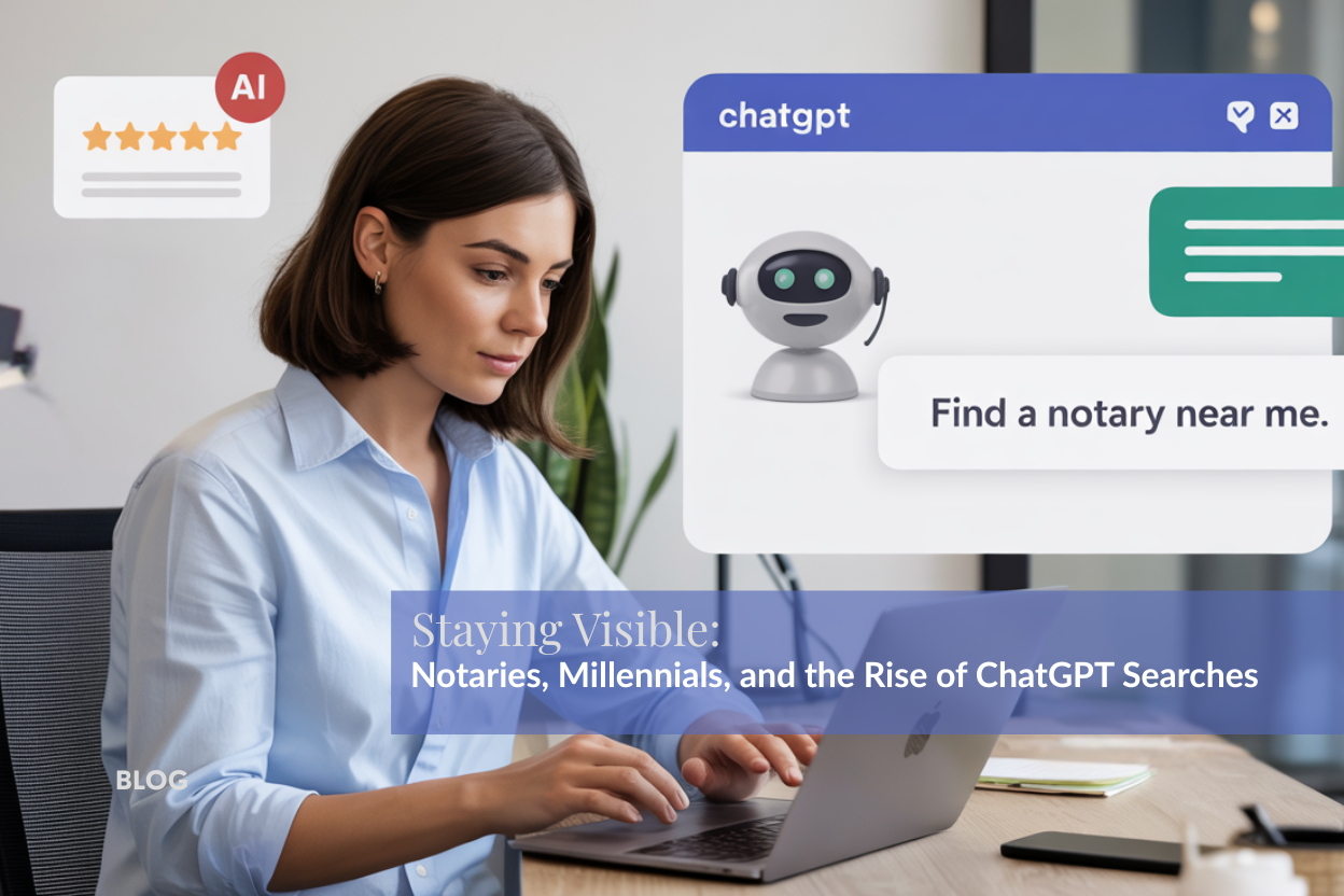 Staying Visible: Notaries, Millennials, and the Rise of ChatGPT Searches