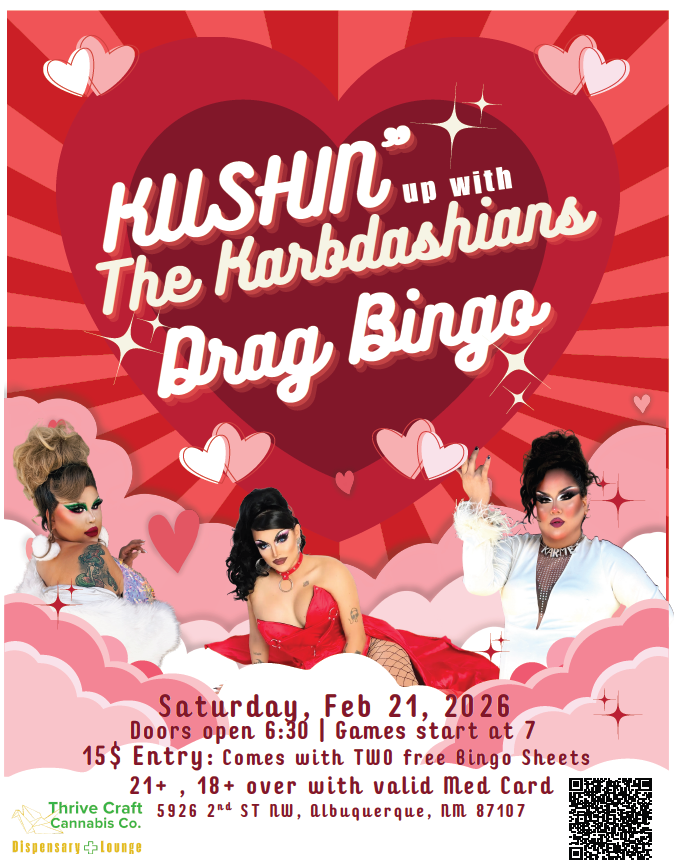 KUSHIN' up with The Karbdashians Drag Bingo