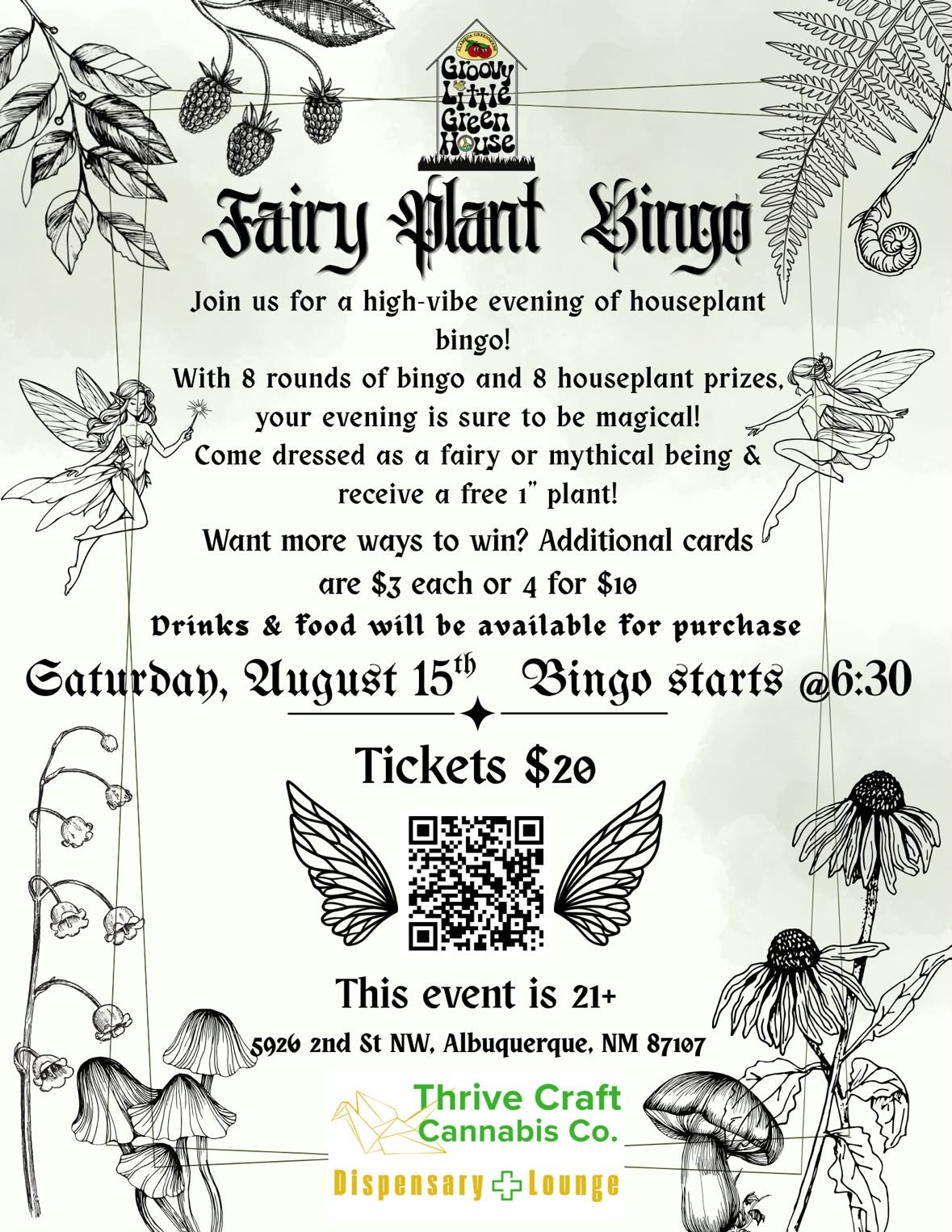 Fairy Plant Bingo