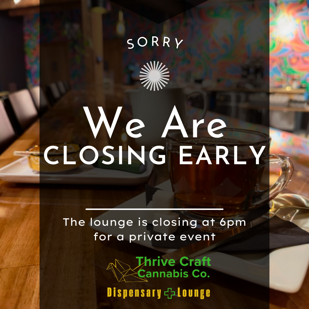 Lounge Closing Early at 6 pm