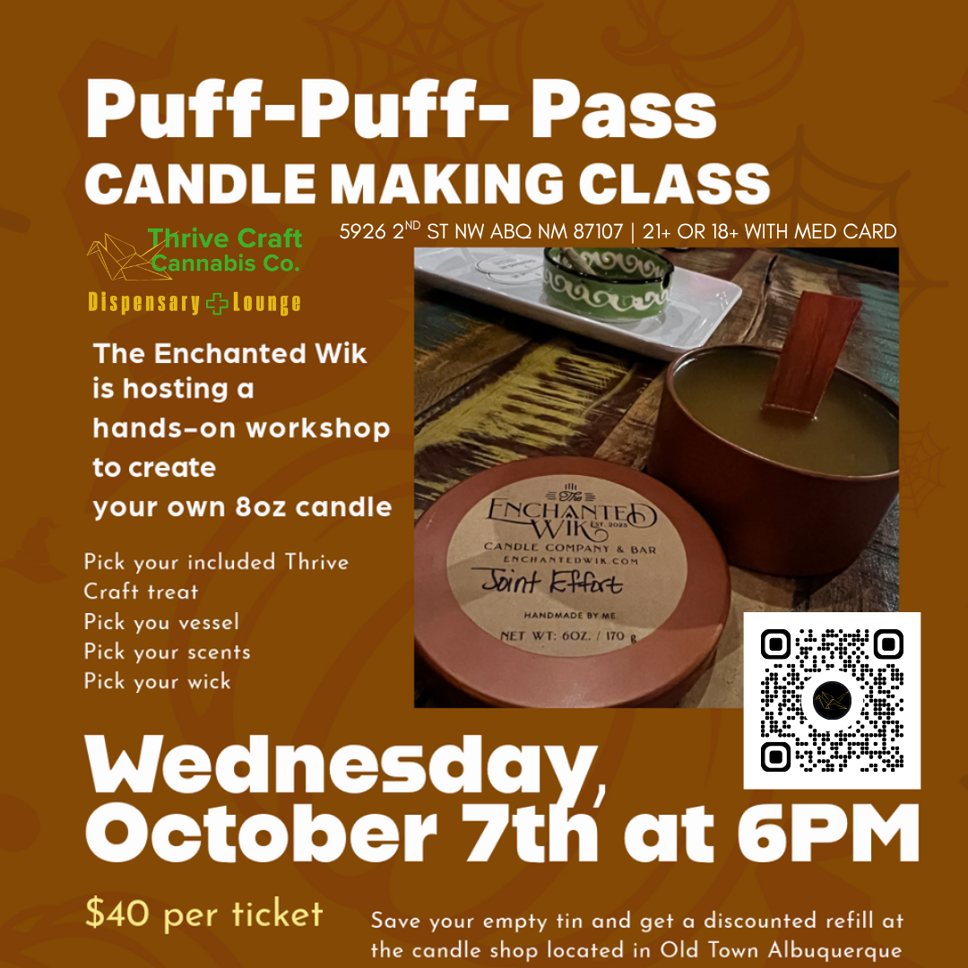 Puff Puff Pass a Candle Making Class