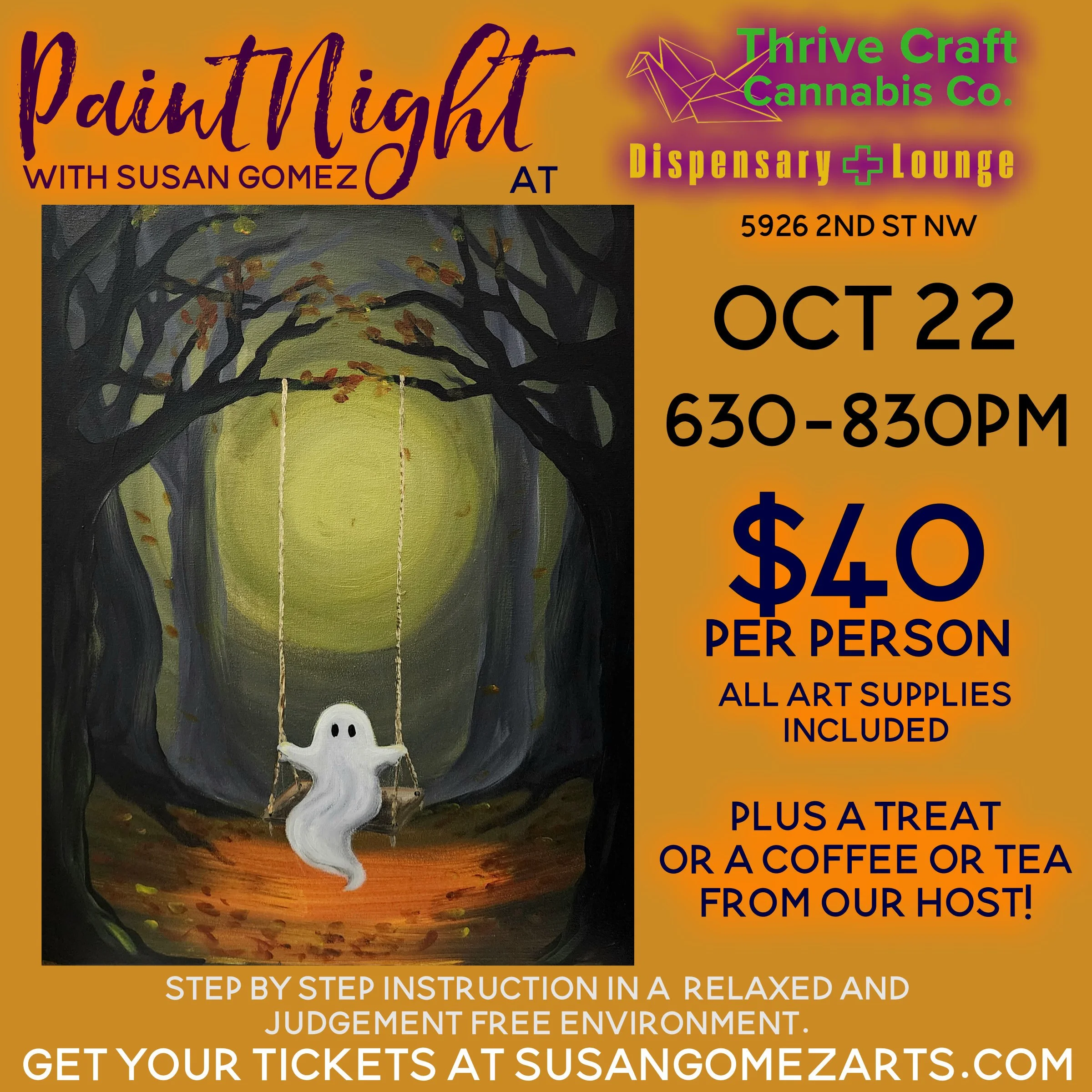 🎃Paint Night with Susan Gomez 👻