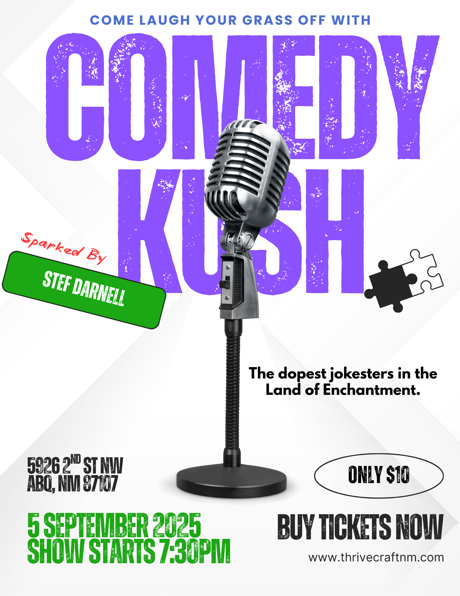 🌿 Comedy Kush – September 5th 🌿