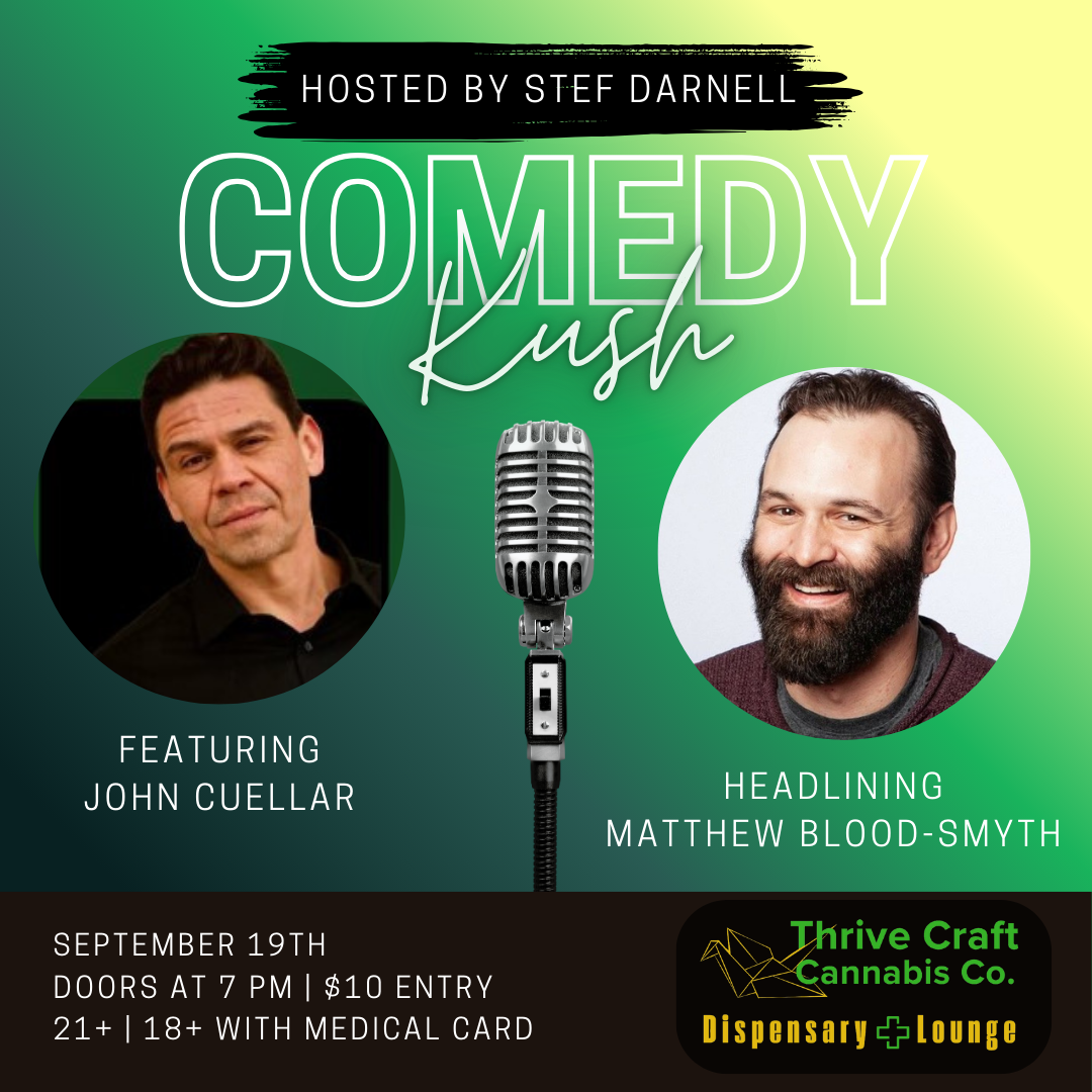🌿 Comedy Kush: High on Laughter – September 19th 🌿