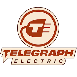 Telegraph Electric logo featuring a stylized letter 'T' within a circle, with the words 'Telegraph Electric' below.