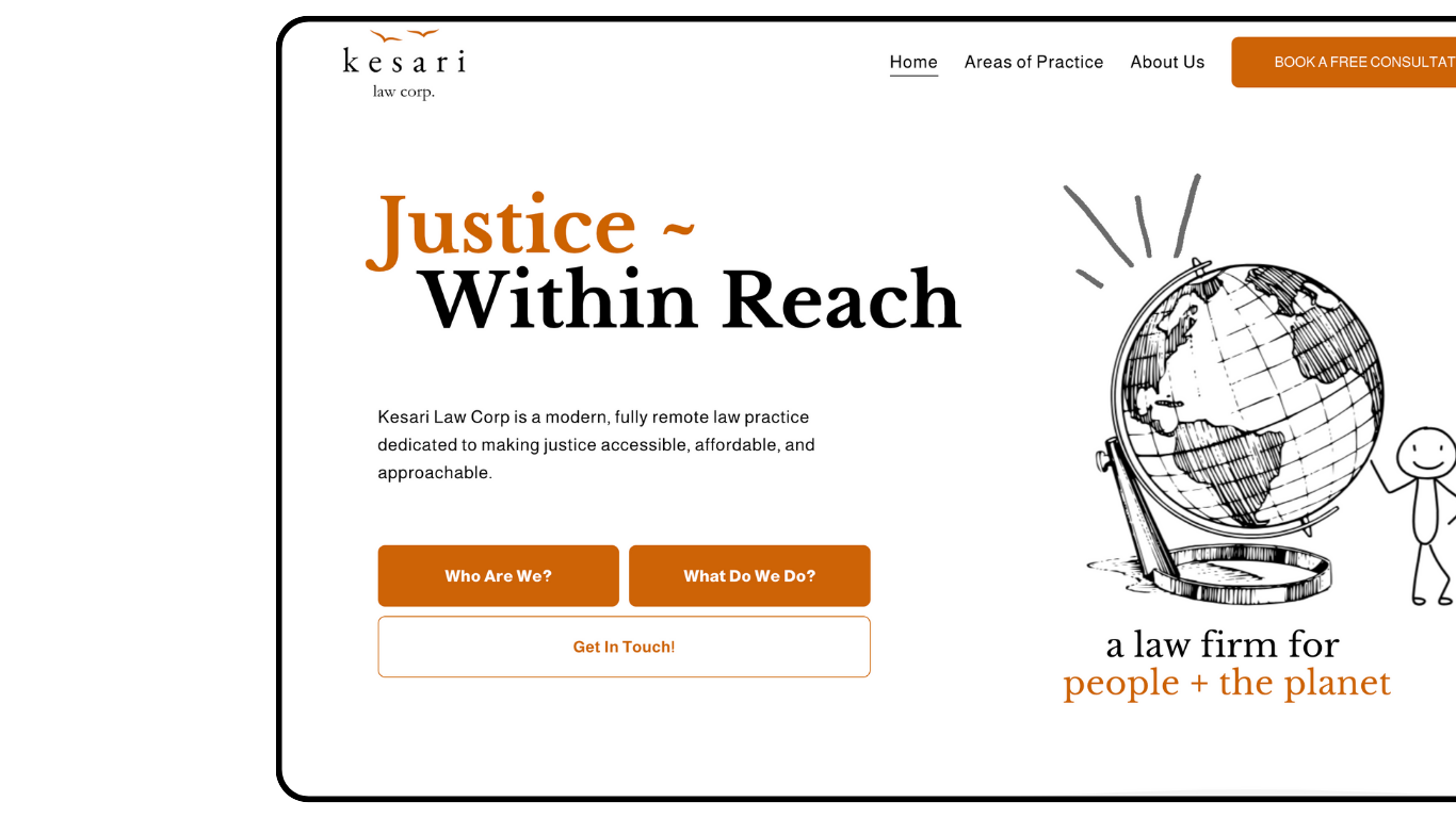 Kesari-Law-homepage