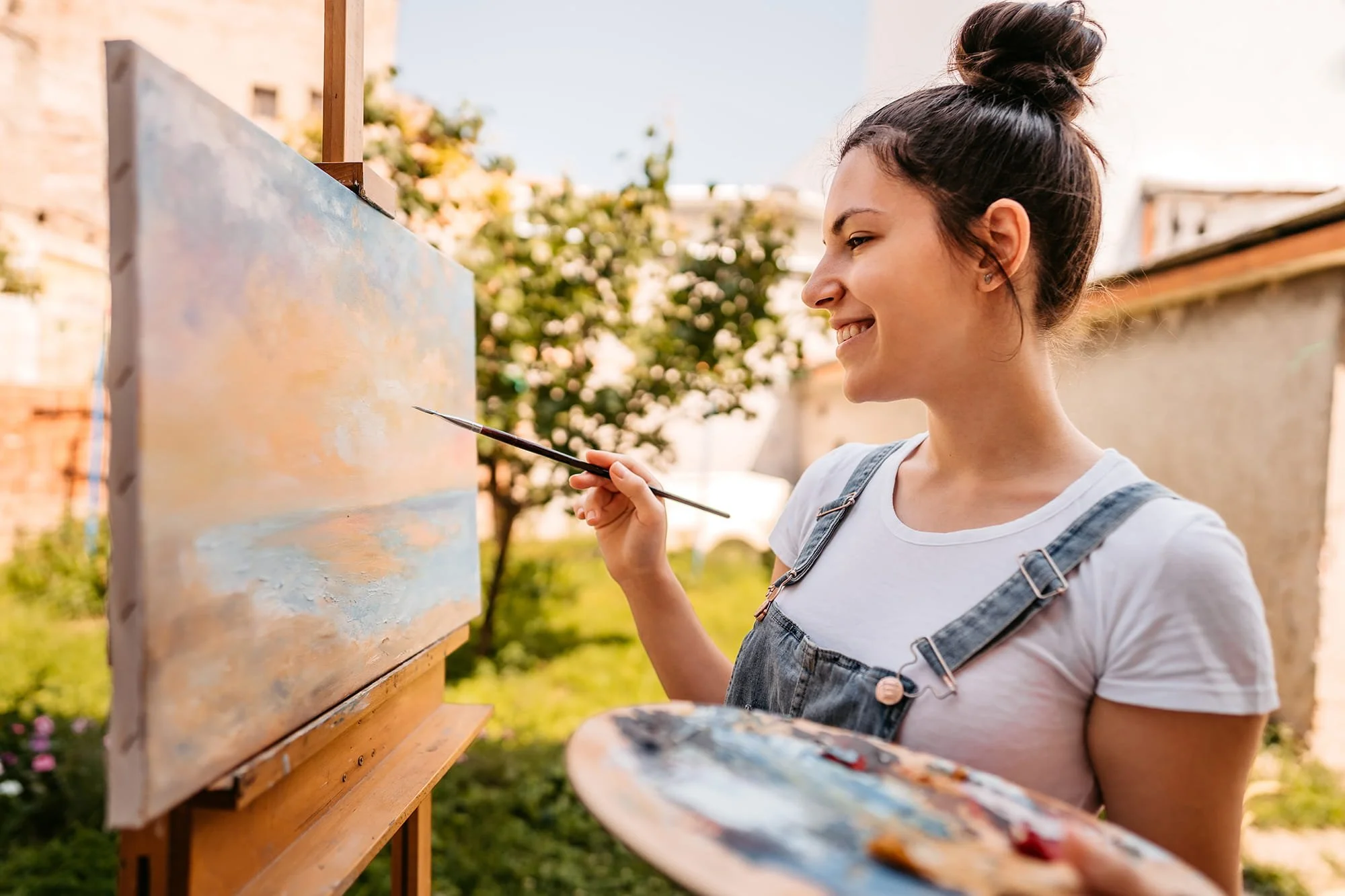 Intuitives Malen im Kreativ.Brunch für Frauen in Bad Nauheim – kreative Auszeit mit Farbe und Ruhe