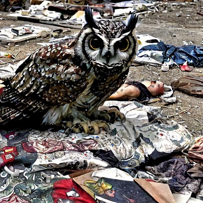 Owl Over Murdered Iraqi Children, Staring.png