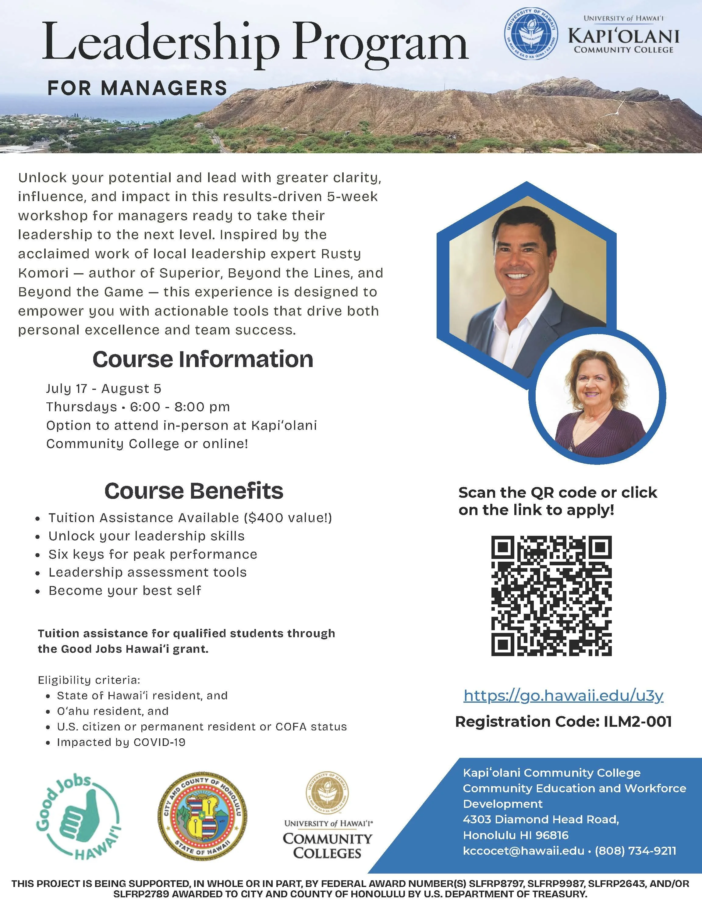 KCC leadership Program — Hawaiʻi Workforce Funders Collaborative