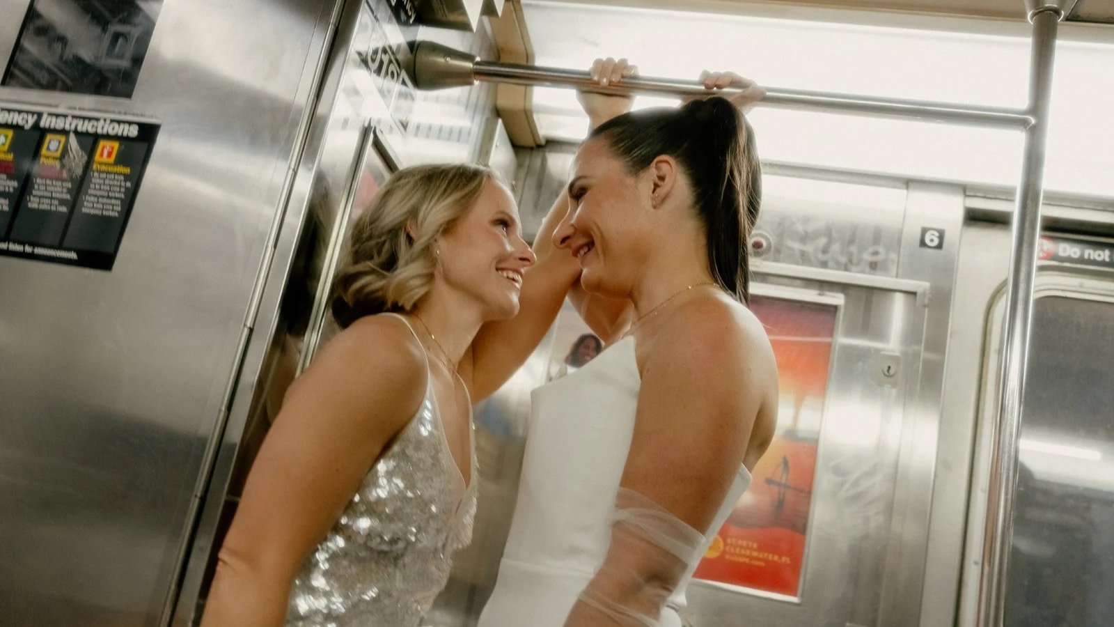 Australian couple during their documentary style photoshoot following their Cakewalk elopement ceremony in NYC.