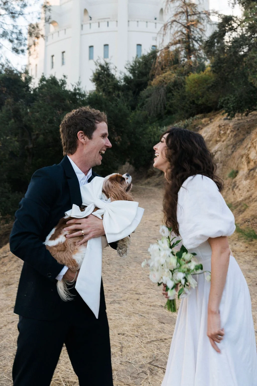 Chris + Caroline at Griffith Observatory